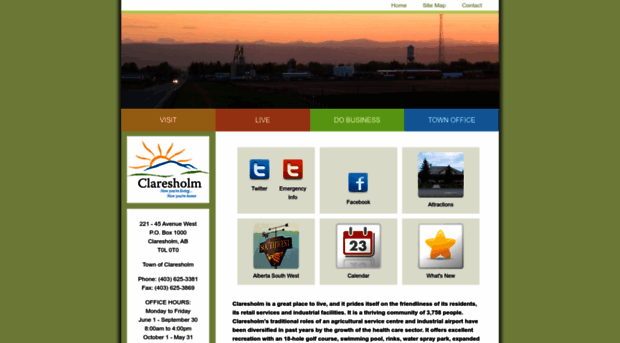 townofclaresholm.com