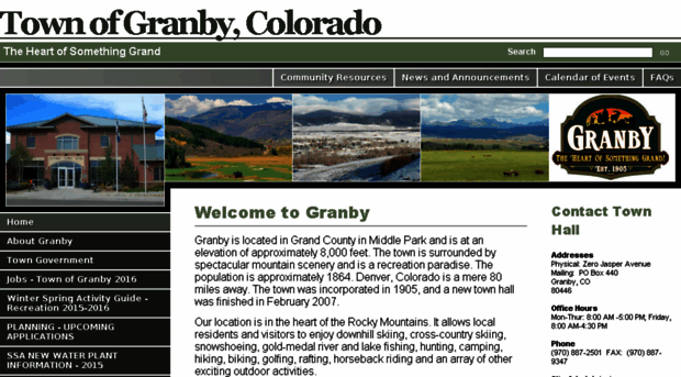 townofgranby.com