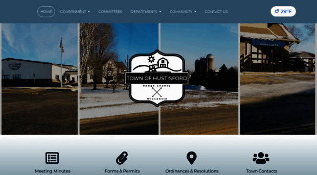 townofhustisford.com