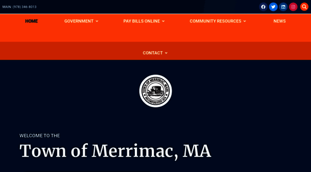 townofmerrimac.com