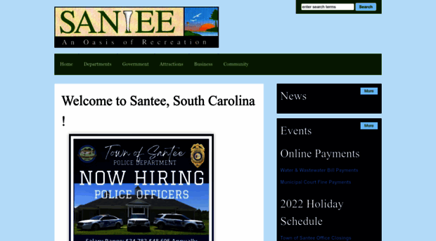 townofsantee-sc.org