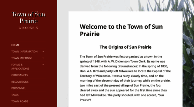 townofsunprairie.info