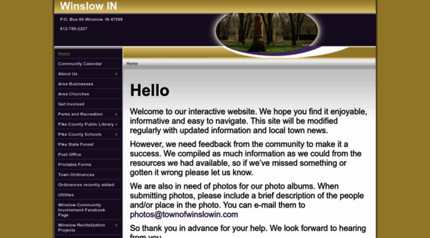 townofwinslowin.com