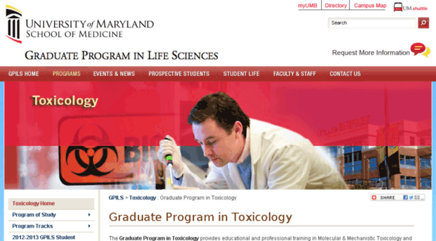 toxicology.umaryland.edu