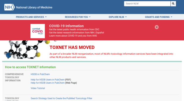 toxnet.nlm.nih.gov