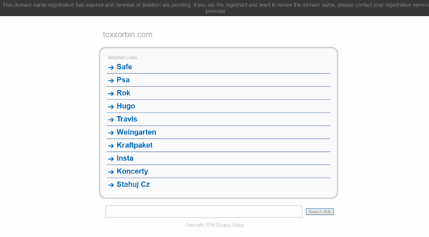 toxxorbin.com