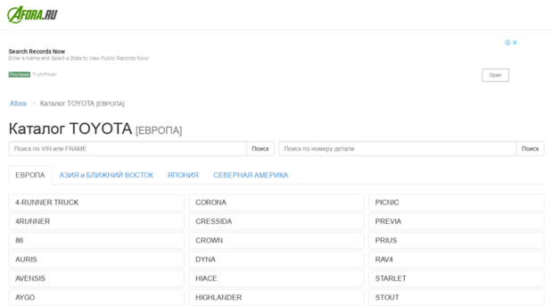 toyota.afora.ru