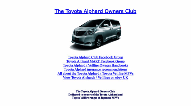 toyotaalphardclub.co.uk