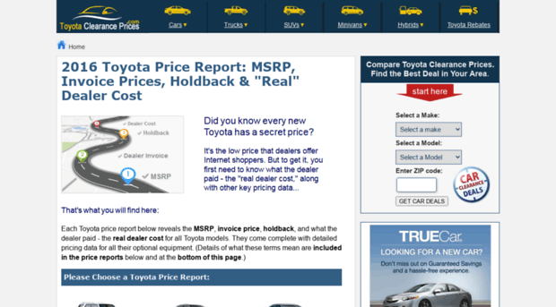 toyotaclearanceprices.com