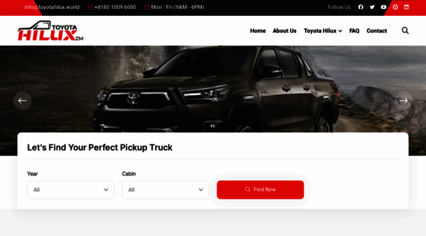 toyotahilux.co.zm