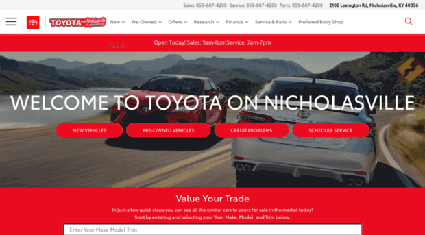 toyotaonnicholasville.com