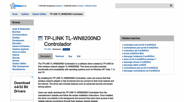 tp-link-tl-wn8200nd-controlador.updatestar.com