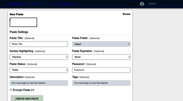 tpaste.org