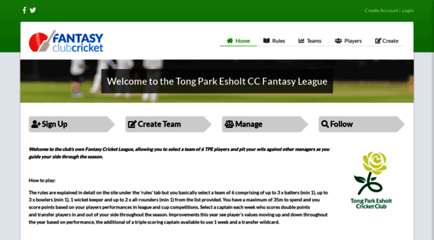 tpecc.fantasyclubcricket.co.uk