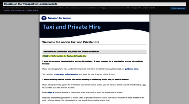 tph.tfl.gov.uk