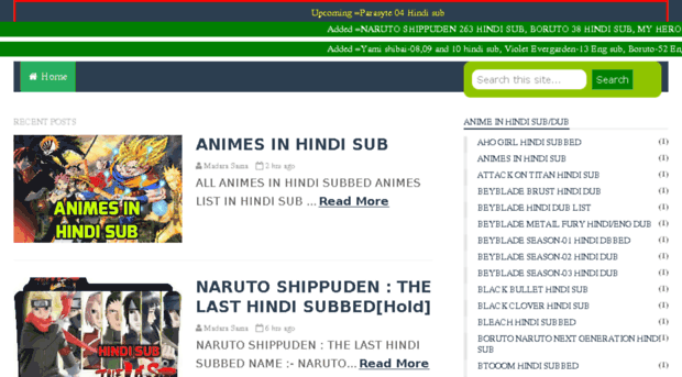 ANIMES IN HINDI SUB - TpXAnime