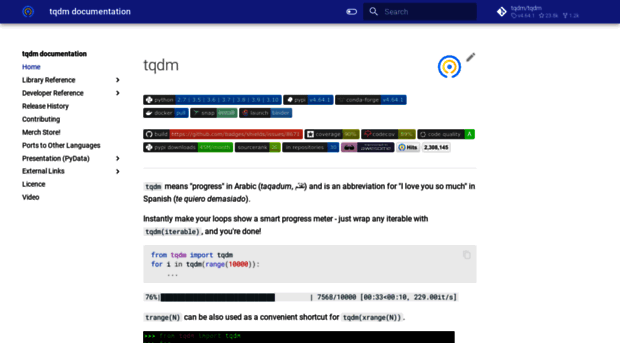 tqdm.github.io