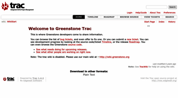 trac.greenstone.org