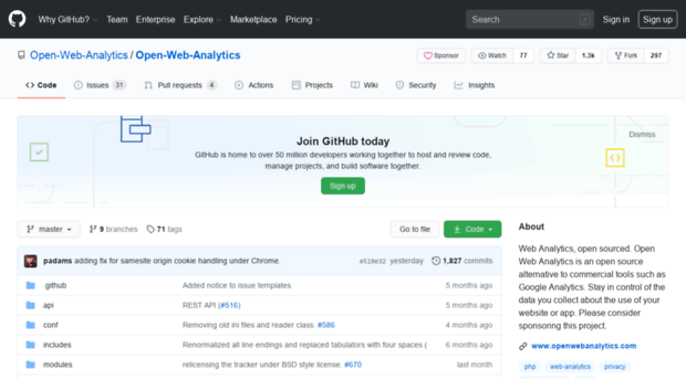 trac.openwebanalytics.com