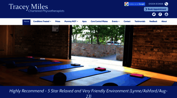 traceymilesphysio.com