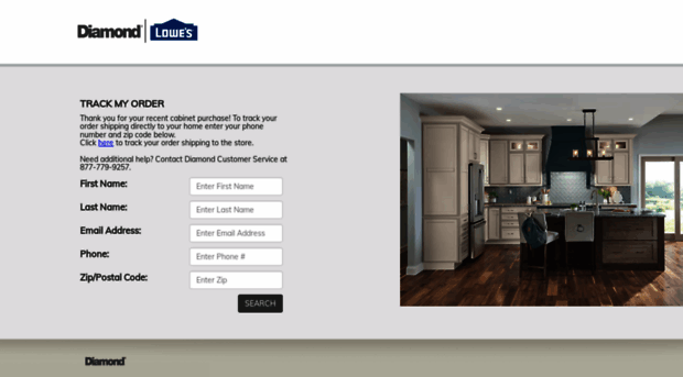 tracker.diamondatlowes.com