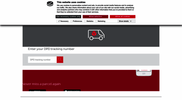 dpd tracking number portugal