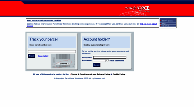 tracking.parcelforce.net