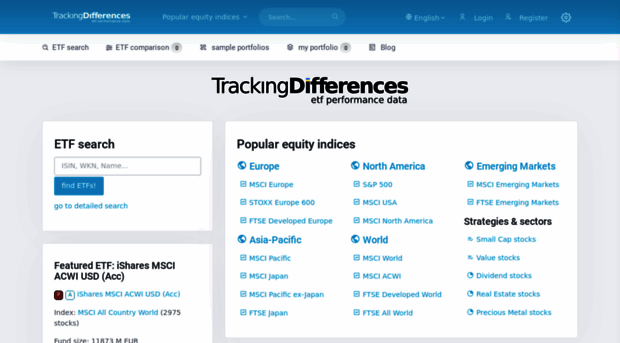 trackingdifferences.com