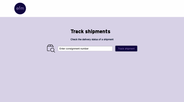 trackingtool.efmlogistics.com.au - EFM - Tracking Tool - Tracking Tool ...