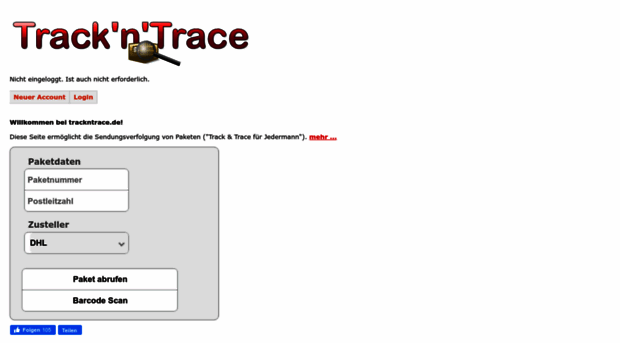 trackntrace.de