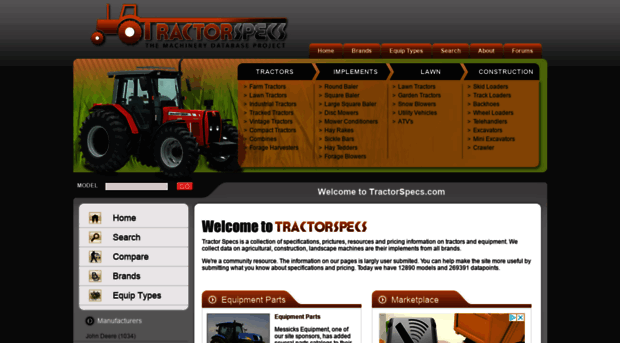 tractorspecs.com