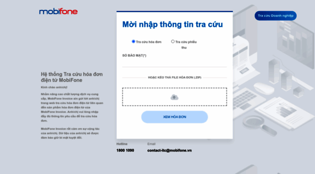 tracuuhoadonvienthong.mobifone.vn