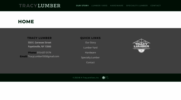 tracylumber.com
