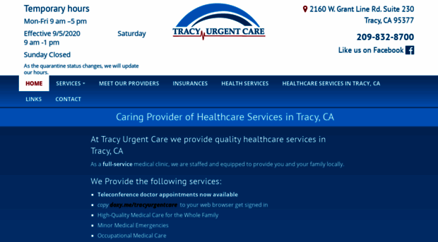 tracyurgentcare.com