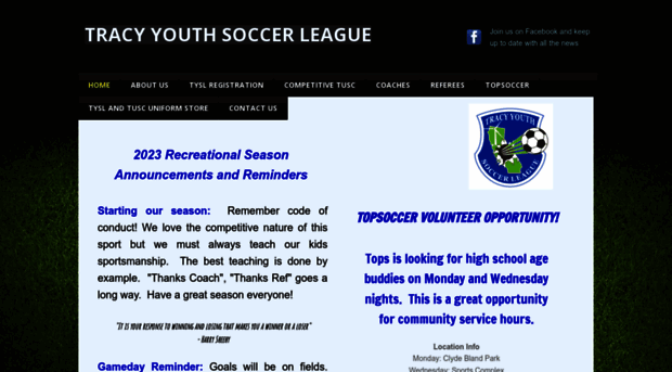 tracyyouthsoccer.com