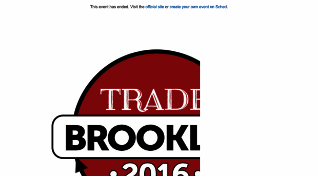 tradebrooklyn2016.sched.org