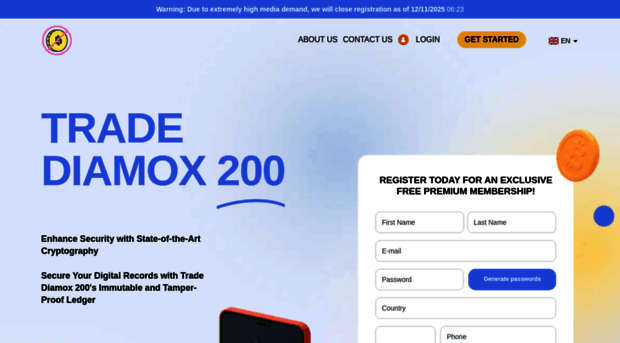 tradediamox200system.com
