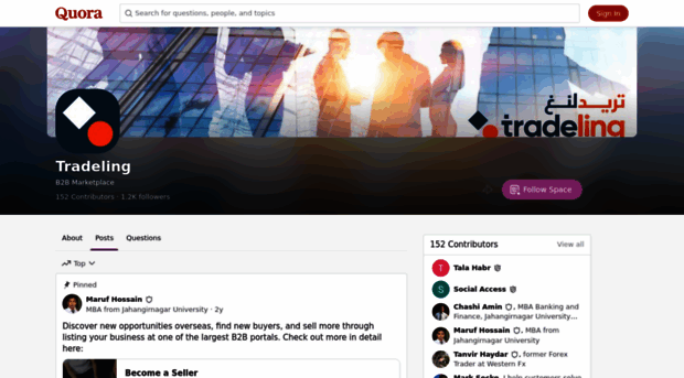 tradeling.quora.com