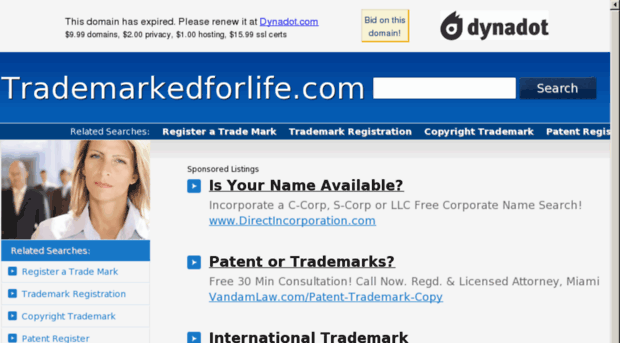 trademarkedforlife.com