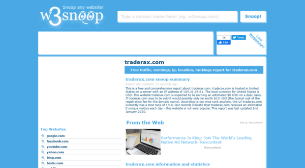 traderax.com.w3snoop.com