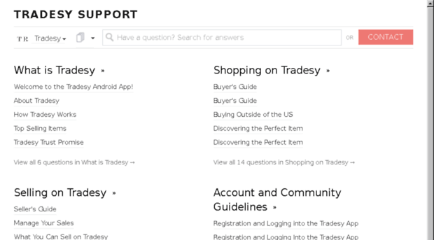 tradesy.helpshift.com