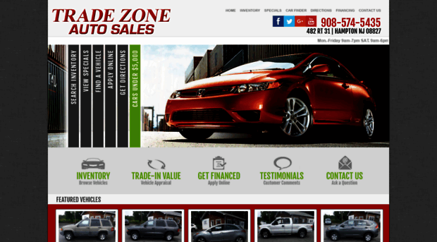 tradezoneautosales.com