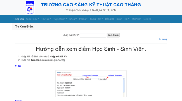 tradiem.caothang.edu.vn