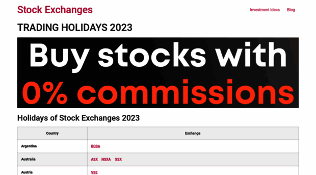 trading-holidays.com