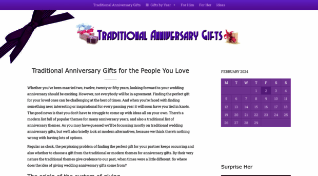 traditionalanniversarygifts.ca