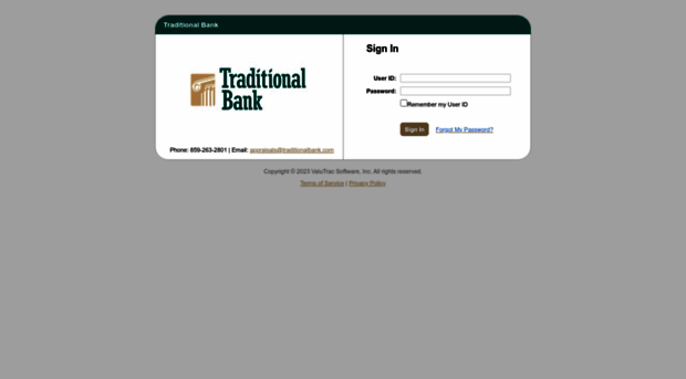 traditionalbank.myvalutrac.com