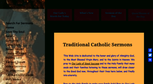 traditionalcatholicsermons.org