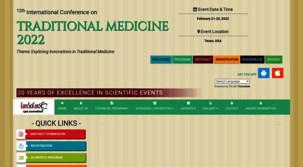 traditionalmed.euroscicon.com