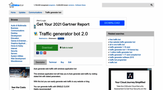 traffic-generator-bot.updatestar.com