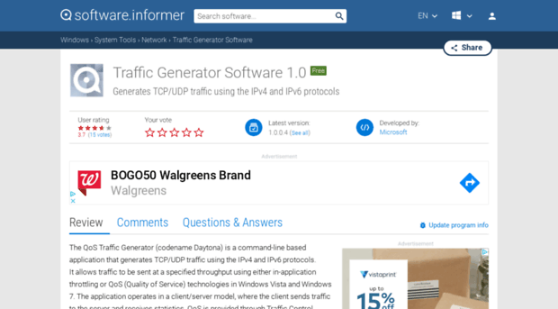 traffic-generator-software.software.informer.com